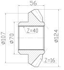 Engranajes con eje trasero del alto rendimiento, anillo diferenciado auto y piñón/engranaje