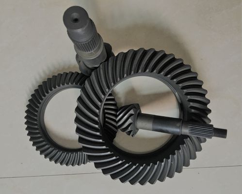 La transmisión parte la rueda y el piñón espirales de corona del engranaje cónico para NISSAN