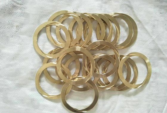 La lavadora de empuje diferenciada de cobre amarillo de encargo, engranaje de anillo durable calza anti - aceite