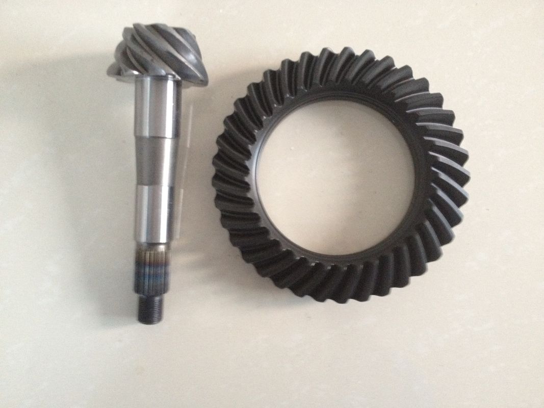 Anillo de Nissan del engranaje cónico de la alta precisión y piñones/engranajes helicoidales con el ratio 6 * 41
